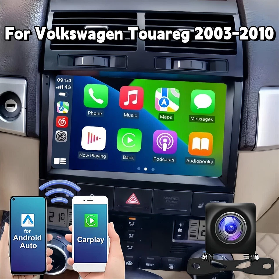 Upgraded Car Navigation Radio for Volkswagen Touareg 2003-2010 - Image 2 of 4