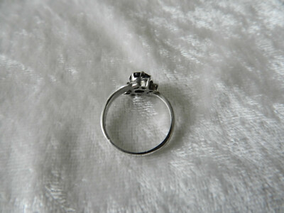 Jolie Bague En Argent – Taille 54, Look Intemporel, D’occasion