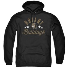 Bryant University Adult Pullover Hoodie Bulldogs, Black, S-3XL