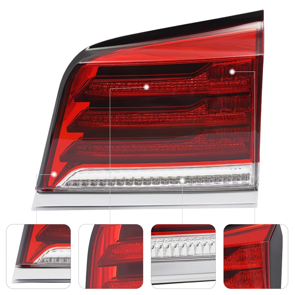 For 2012-2015 Lexus LX570 Left+Right Rear LED Tail Lights Inner Tail Lamps LH+RH - Изображение 4 из 4
