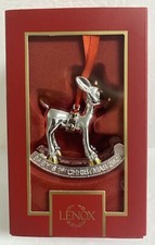 Lenox Rudolph The Red Nosed Reindeer Rocking Ornament Baby's 1st Christmas 2023