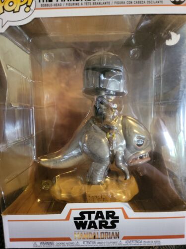 Figura Funko Star Wars The Mandalorian on Blurrg Vinly - FUN45547 - Imagen 10 de 12