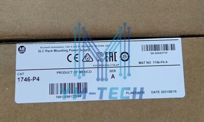New Factory Sealed Allen-Bradley 1746-P4 /A SLC 500 Power Supply Module 1746P4