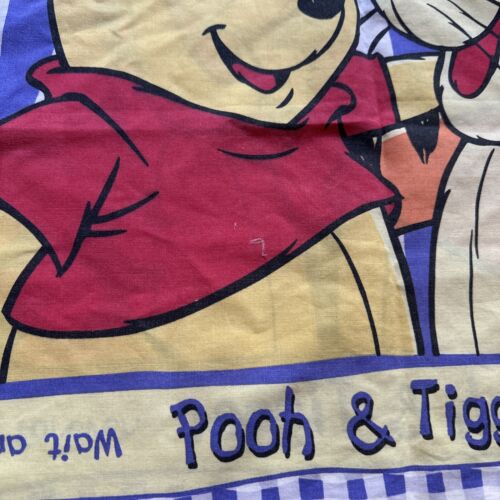 Winnie The Pooh & Tigger Standard Pillowcase 28”x19”Vintage - Picture 9 of 13