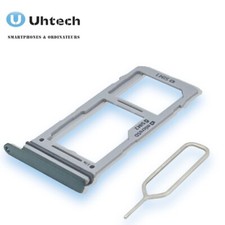 Tiroir Carte Dual SIM (SIM Card Tray) Samsung Galaxy S10/S10 Plus - Vert (Green)