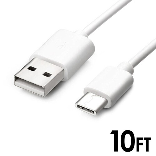 Cargador de cable USB C tipo C de 10 pies fabricante de equipos originales Samsung para Galaxy S8 S9 S10 Plus Note 8 9 - Imagen 1 de 6