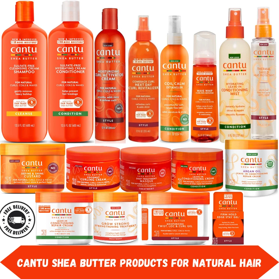 Cantu Shea Butter for Natural Afro Hair Care Products Range!!! *Fast Delivery*