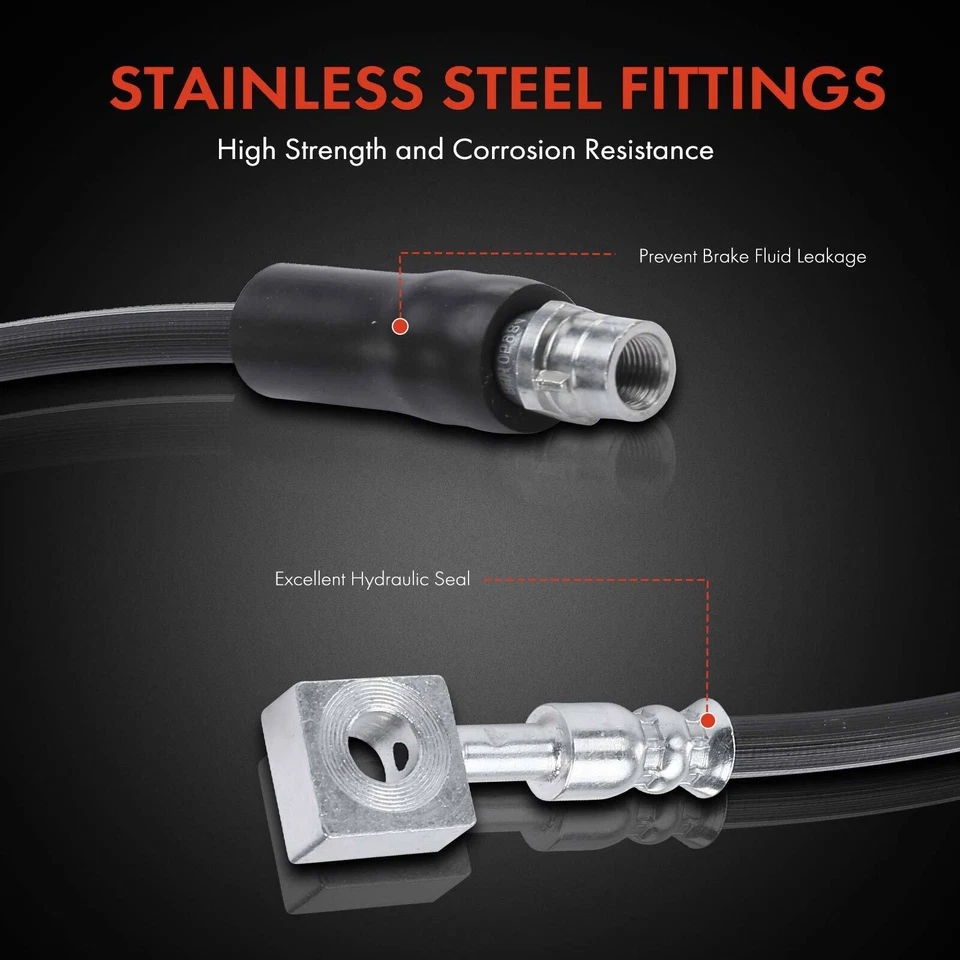 Manguera hidráulica de freno para Buick Verano Chevrolet Cruze Volt lado del pasajero delantero Foto 4 de 4