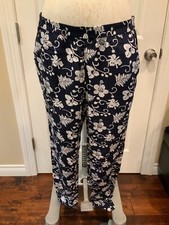 Brooks Brothers Red Fleece Navy Blue Floral Print 