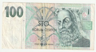 100 Kronen 1997 Tschechien.