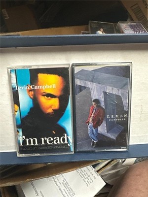 Tevin Campbell Vintage Cassette Tape Lot of 2 - I'm Ready, T.E.V.I.N. Campbell