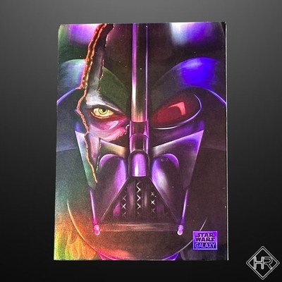 2024 Topps Chrome Galaxy Star Wars #PD-11 Darth Vader vs Ashoka Tano Refractor