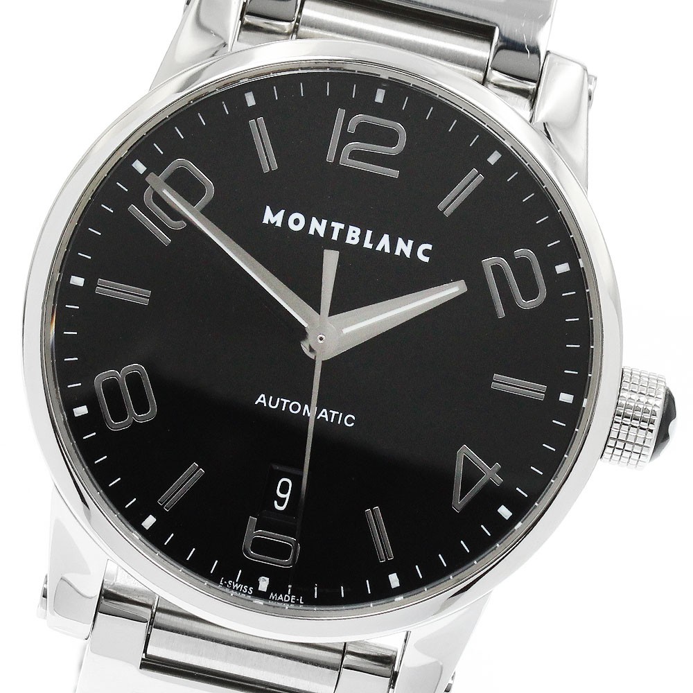 MONTBLANC Time walker 7188 Date Black Dial Automatic Men's