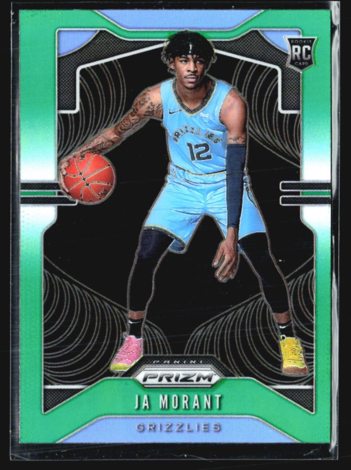 2019-20 Panini Prizm - Rookie #249 Ja Morant (RC) green