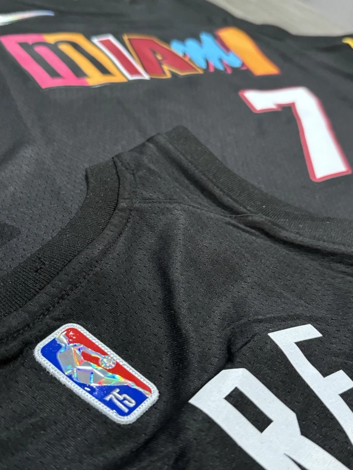 Miami Heat Black Vice Jersey Kel’ El Ware #7 Medium - Image 3 of 3