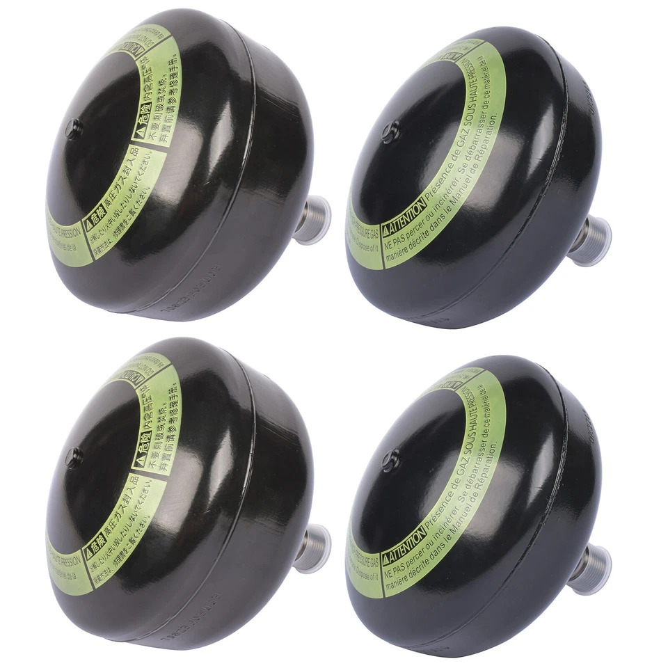 4x Acumulador de suspensión delantera trasera para 98-07 Toyota Cruiser Land Lexus LX470 Foto 3 de 4