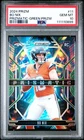 2024 Panini Prizm - Prizmatic Bo Nix #11 Green Prizm (RC) PSA 10
