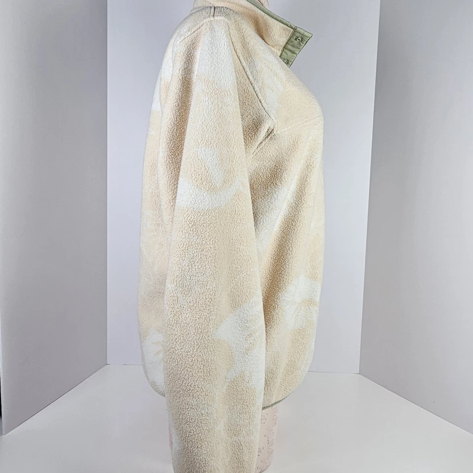 Pullover polar Patagonia Synchilla Snap-T para mujer pequeño crema floral tie dye Foto 4 de 4