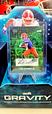 2025 ONIT Gravity Signature S-4 KD Daniels Florida Gators GREEN  1/5 FIRST PRINT