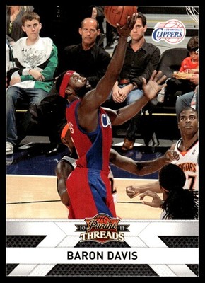 Baron Davis 2010-11 Panini Threads #126 Clippers NBA READ FREE SHIP AutographDen