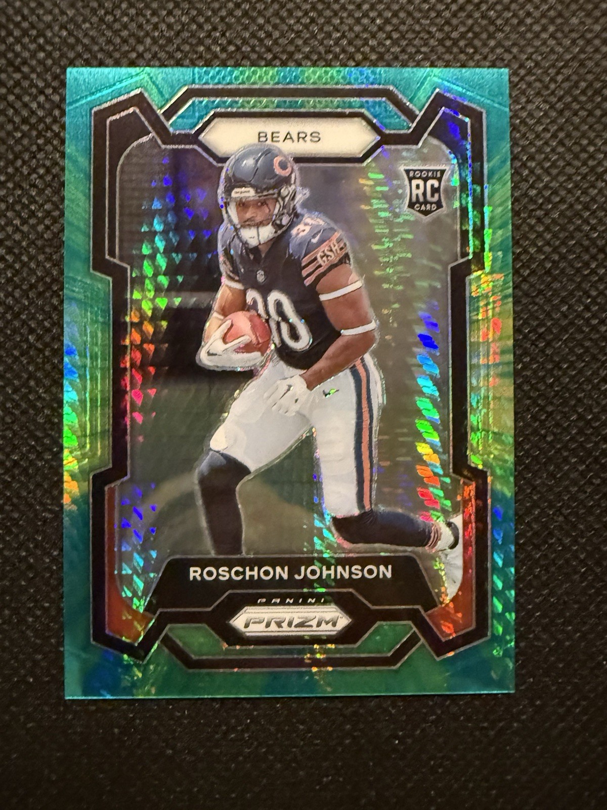 2023 Panini Prizm - Rookies Roschon Johnson #314 Hyper Prizm /175 (RC)