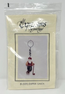 Expressions by Janet Riegel Pattern Packet (K-025) Duffer Santa 1995 New