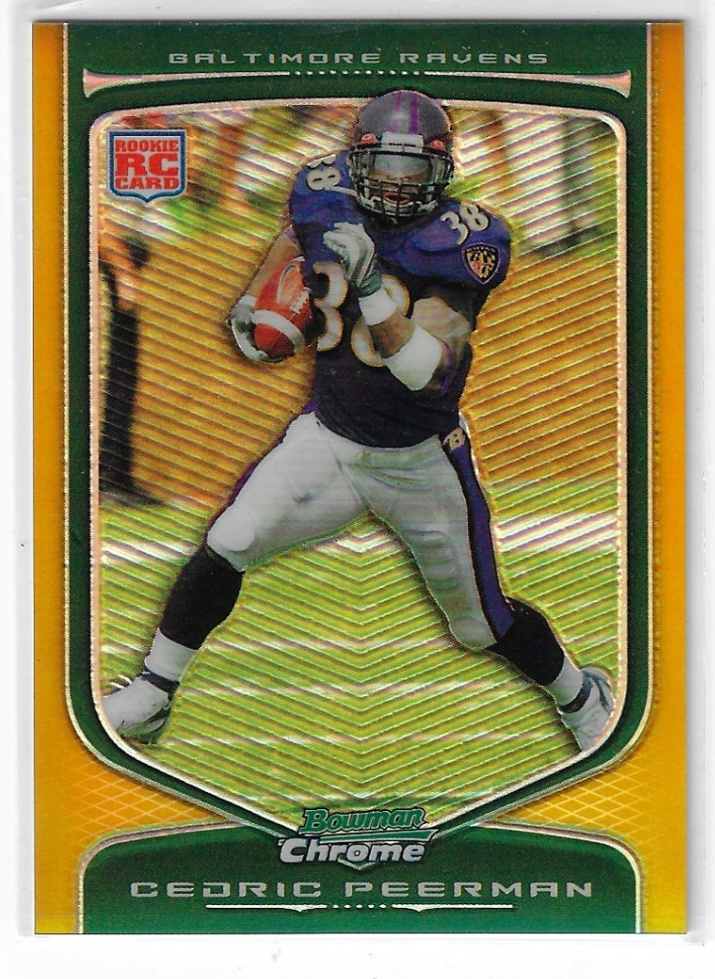 2009 Bowman Chrome Gold Refractors #93 Lee Evans 34/50