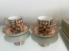 royal crown derby Set Kaffeetasse und Untertasse Tradition Imari