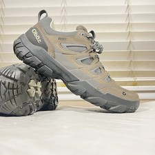 Oboz Sawtooth X Low B-Dry Shoes Womens Size 8.5 Hazy Gray Hiking Waterproof