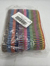 Nylon Elastic Band 2&rdquo; Wide Flat Stripe Rubber Cord Webbing 4 Yards X 2 Styles