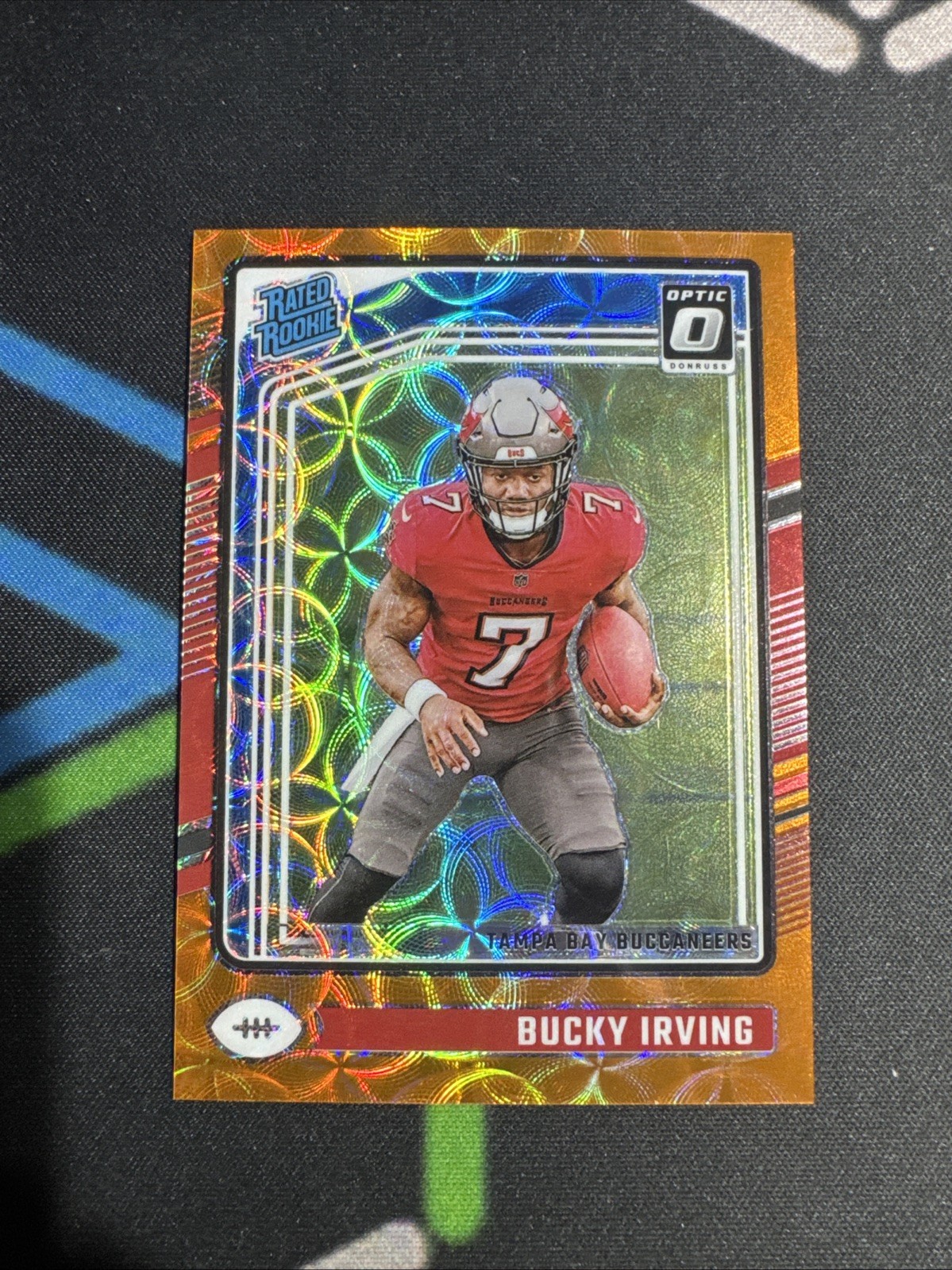 2024 PANINI DONRUSS OPTIC BUCKY IRVING TAMPA BAY BUCS ORANGE SCOPE #216 (RC) /79