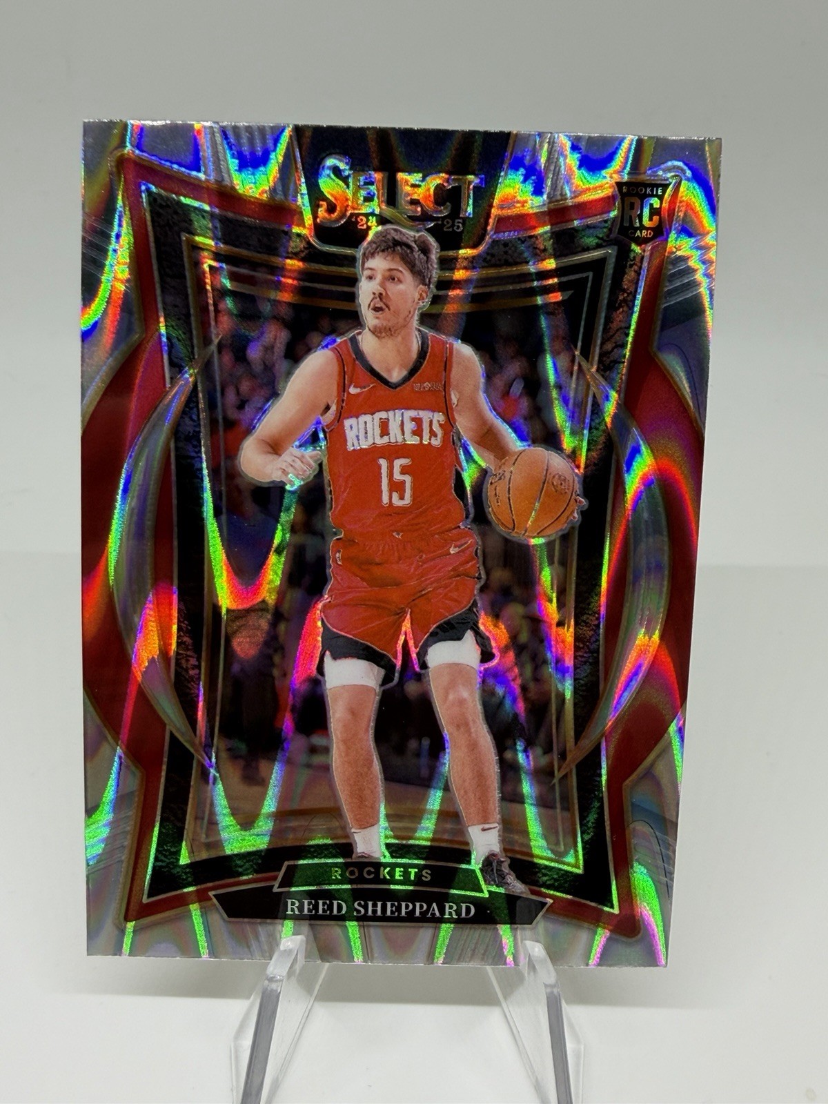 2024-25 Panini Select - Concourse Reed Sheppard #68 Tectonic Prizm (RC)