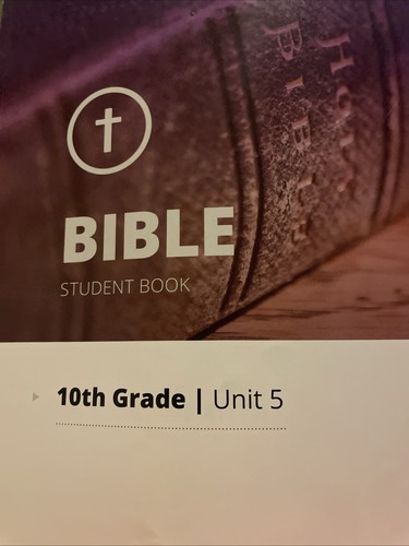 Lifepac Bible Grade 10 Homeschool Curriculum Units 4-6& 8-10 Teacher's Guide NEW - Picture 2 of 7