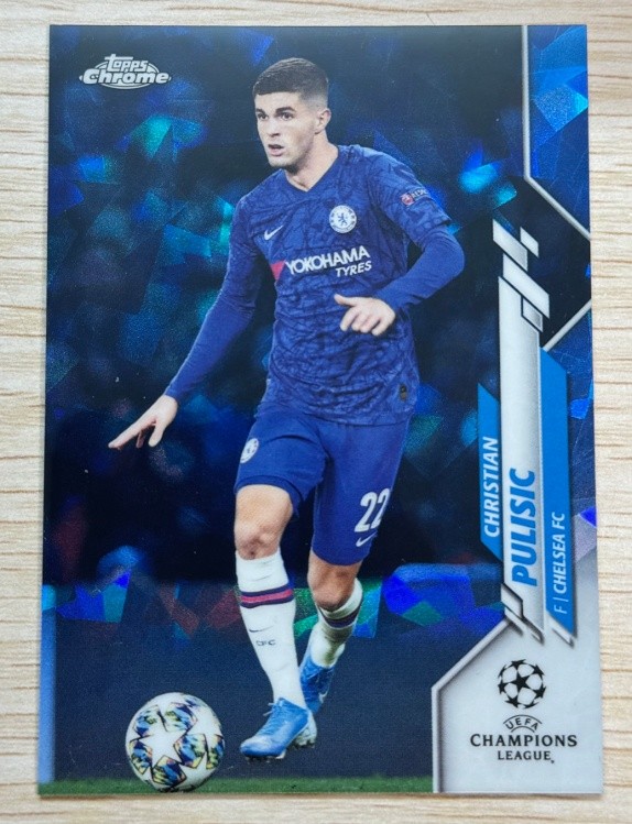 Christian Pulisic 2019-20 Topps Chrome UCL Sapphire Edition Image Variation #47