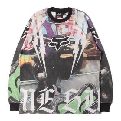 Supreme T-shirt Multicolor Size: S 25AW X Fox Racing Total Pattern Used BEEG-0
