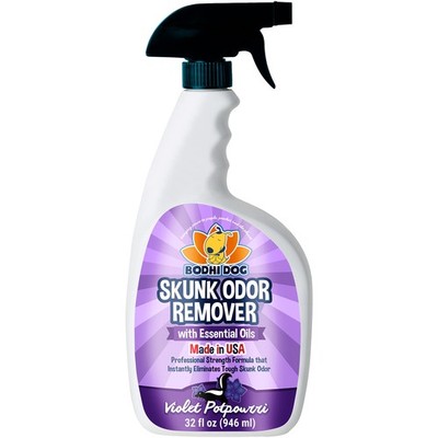 Pet Deskunk Spray Odor Eliminator- Skunk Smell Remover with Essential Oils fo...