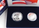 2019-W Pride of 2 Nations Silver Eagle & 2019 Maple Leaf Set Box + COA  C372