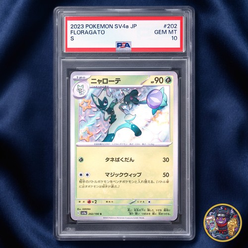 PSA 10 Nyarote Shiny Floragato 202/190 sv4a Shiny Treasure ex 2023 GEM MINT