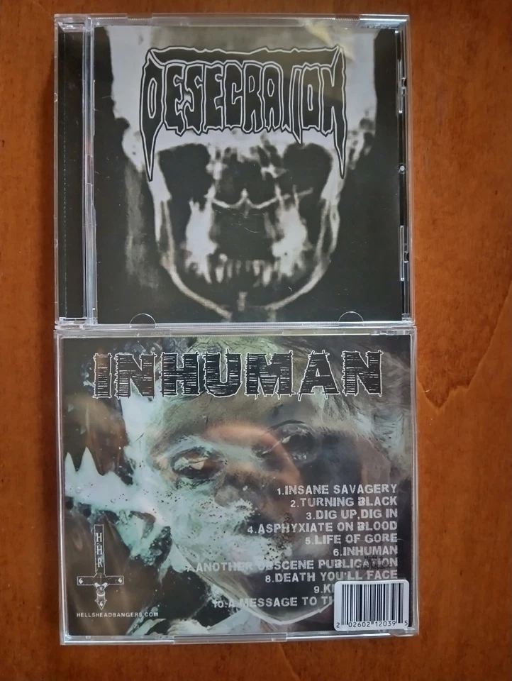 Desecration inhuman CD Death Metal New sealed - Image 1 of 2