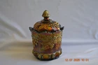 Northwood Grape & Cable covered sugar bowl------amethyst