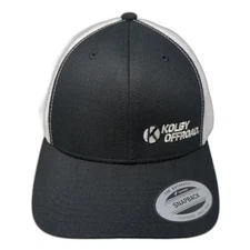 Kolby Offroad Snapback Trucker Hat Black One Size Mesh Back The Classics Yupoong