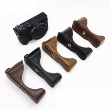 For Canon G7X Mark III G7XIII G7x3 Camera Bag Leather Dock Case Base Cover shell