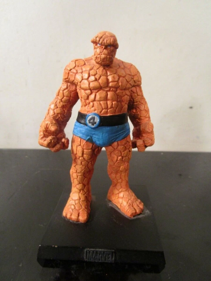 THE THING ACTION FIGURE MARVEL - EAGLEMOSS QUADRINHOS COLEÇÃO HERÓIS CHUMBO - Imagem 4 de 4
