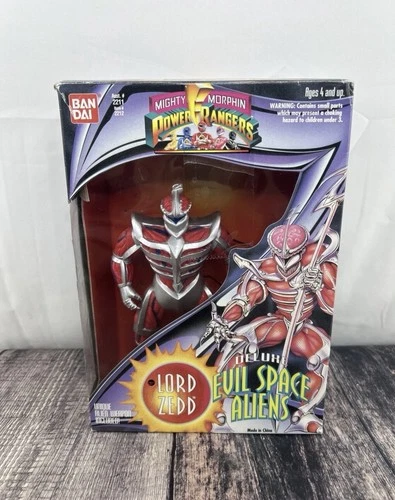 Vintage Mighty Morphin Power Rangers LORD ZEDD Deluxe Evil Space Aliens 1994 Box