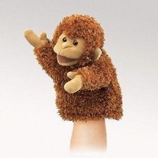 Folkmanis Puppets - 2951 Little Monkey Hand Puppet NWT RETIRED/RARE 