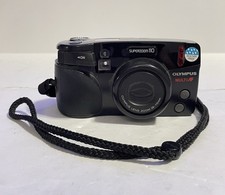 Vintage Olympus Superzoom 110 Point Shoot 35mm Film Camera Weatherproof Works