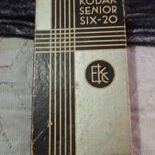 Kodak Senior Six-20 6x9 Vintage Folding Camera Black with Original Box