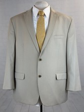 Michael Kors Mens Sand Beige Suit 48R 42X30 $...