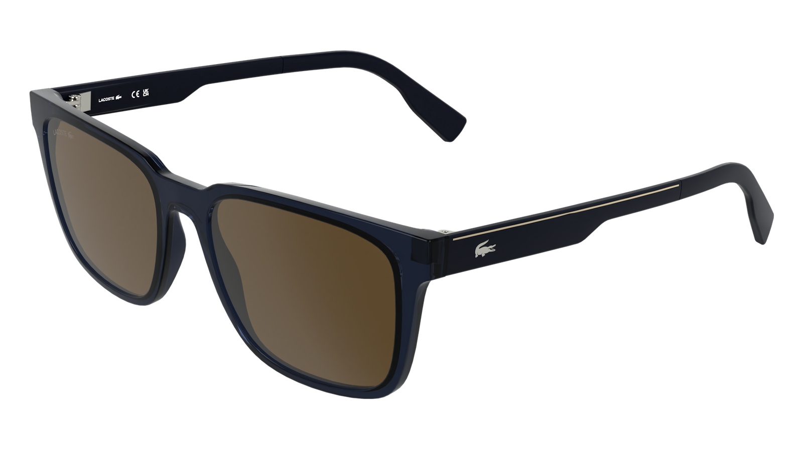 Occhiali da Sole LACOSTE L6077S 410 Clear BLUE 55/18/145 Uomo