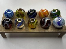 10 Imperfect Glass Marbles See Photos Description Lot 8961